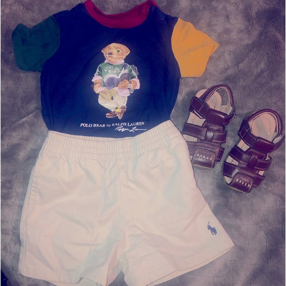 Leather Toddler Brown Sandals with Velcro Closure - Picture 6 of 6